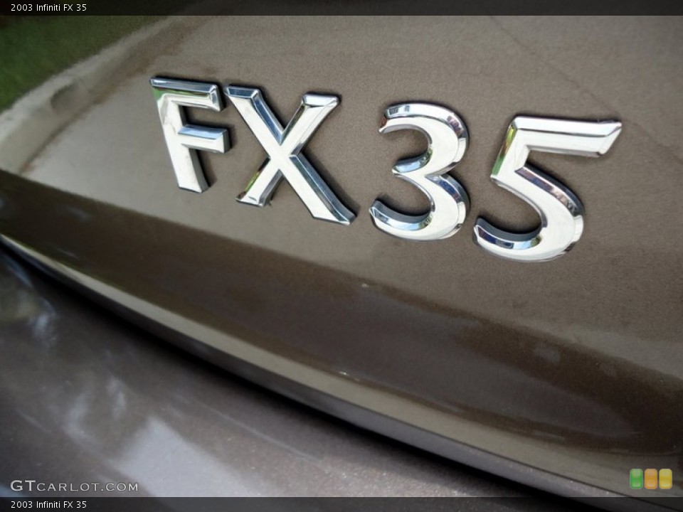 2003 Infiniti FX Badges and Logos