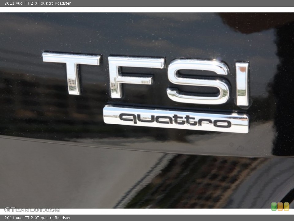 2011 Audi TT Badges and Logos