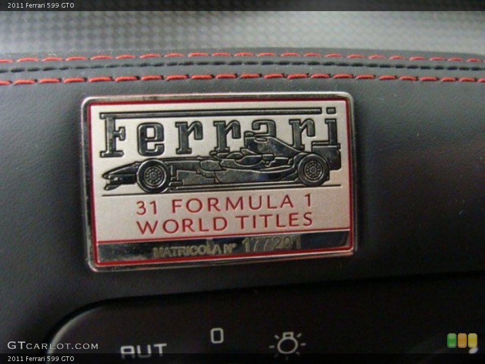 2011 Ferrari 599 Custom Badge and Logo Photo #70165175