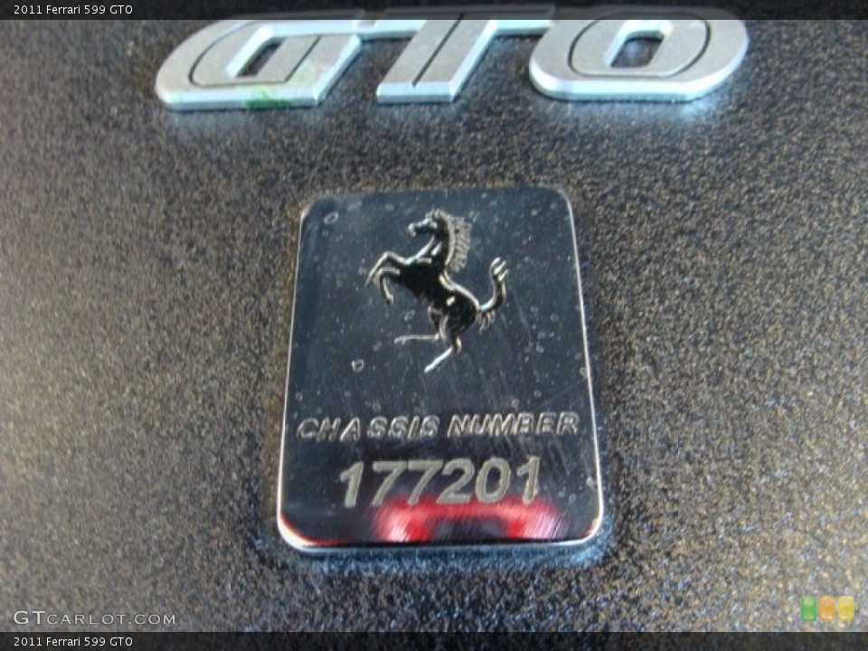 2011 Ferrari 599 Badges and Logos