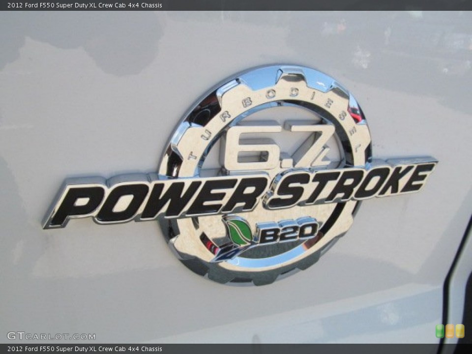 2012 Ford F550 Super Duty Badges and Logos