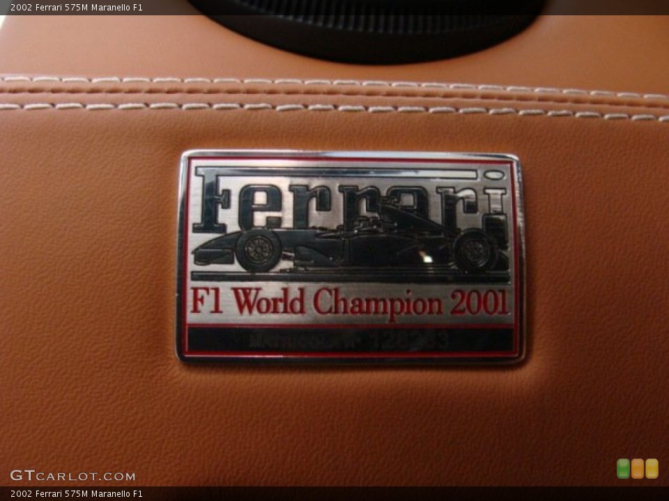 2002 Ferrari 575M Maranello Custom Badge and Logo Photo #71100871