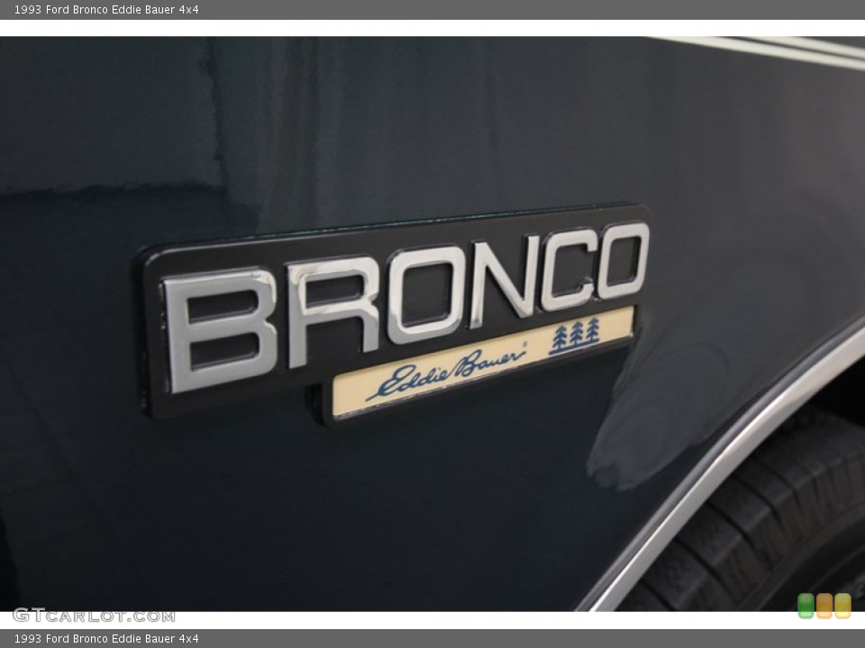 1993 Ford Bronco Badges and Logos