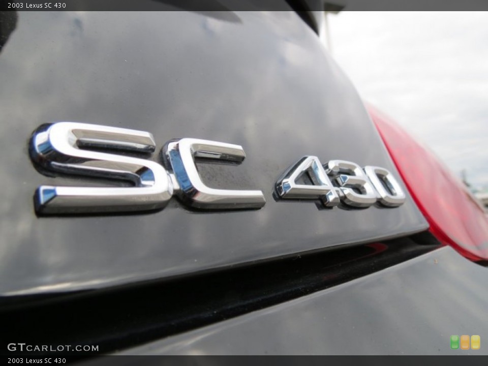 2003 Lexus SC Badges and Logos