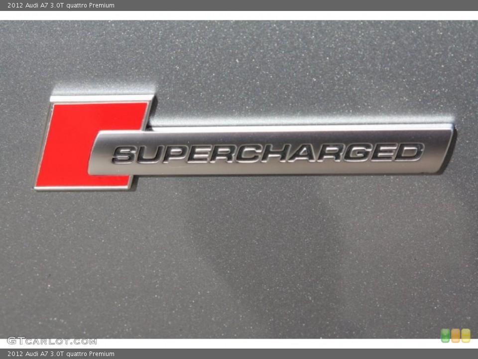 2012 Audi A7 Badges and Logos