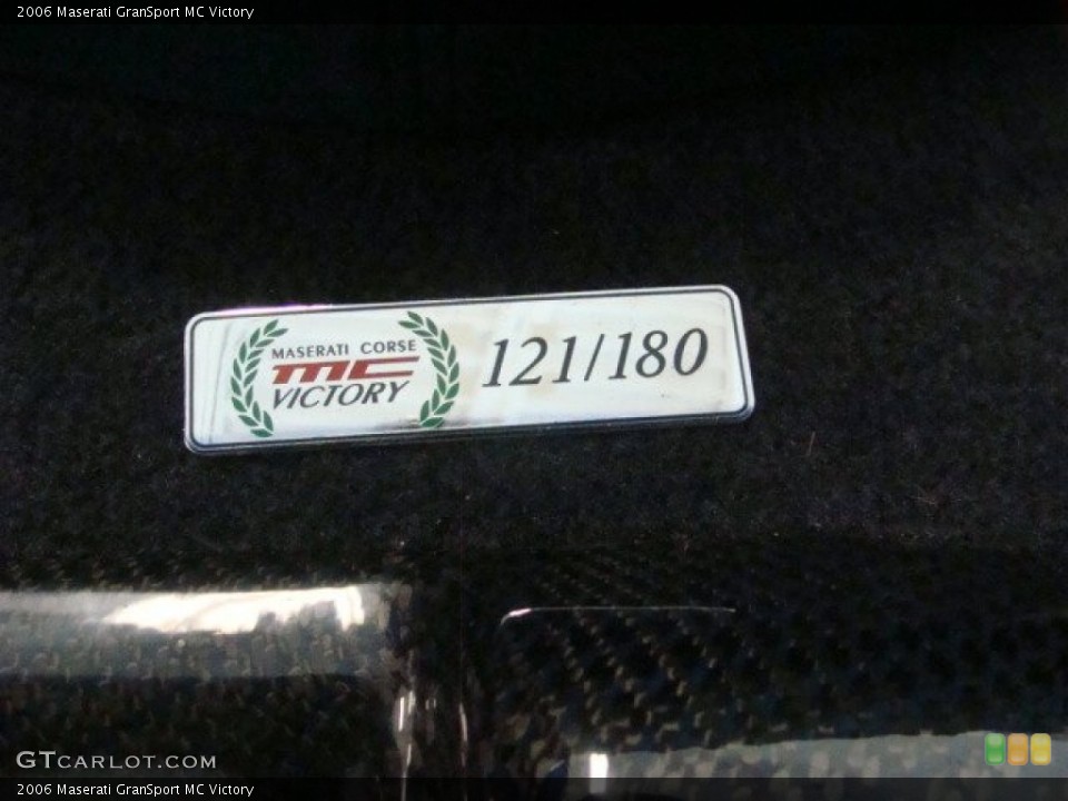 2006 Maserati GranSport Custom Badge and Logo Photo #72618047