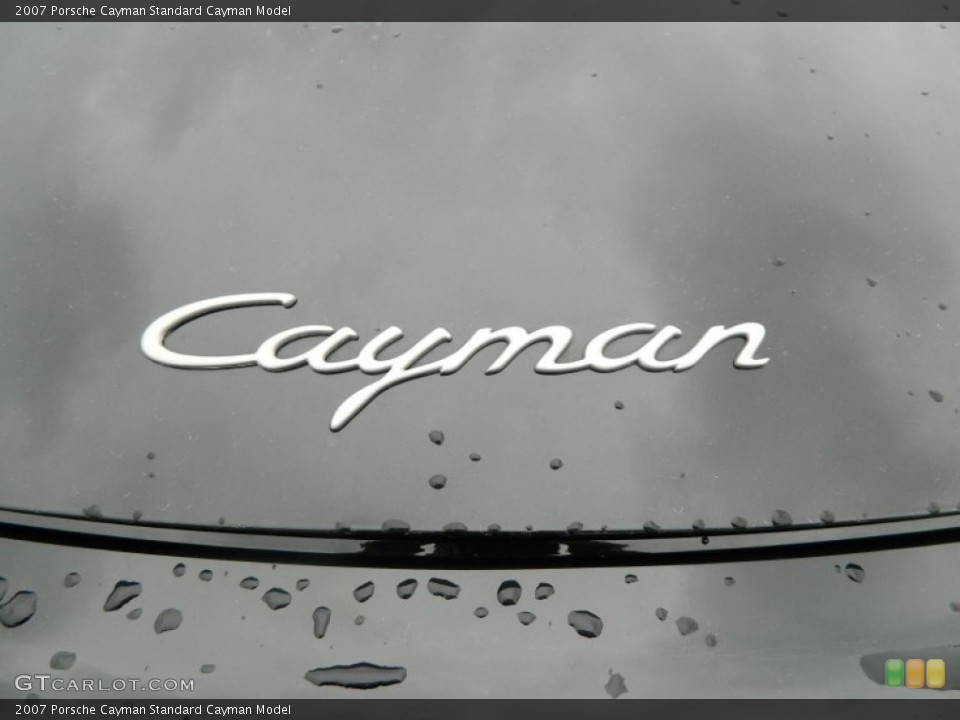 2007 Porsche Cayman Badges and Logos
