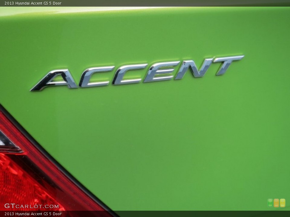 2013 Hyundai Accent Badges and Logos