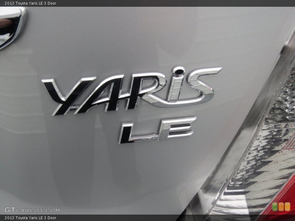 2013 Toyota Yaris Badges and Logos