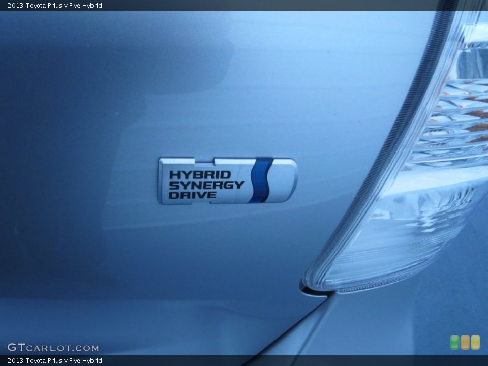 2013 Toyota Prius v Badges and Logos