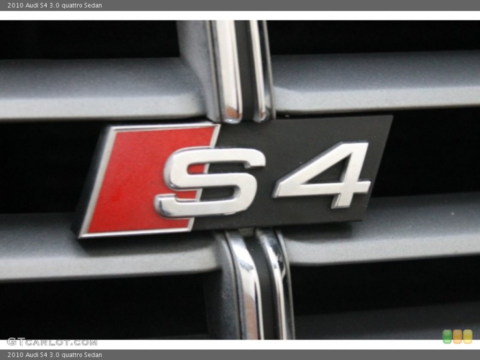2010 Audi S4 Badges and Logos