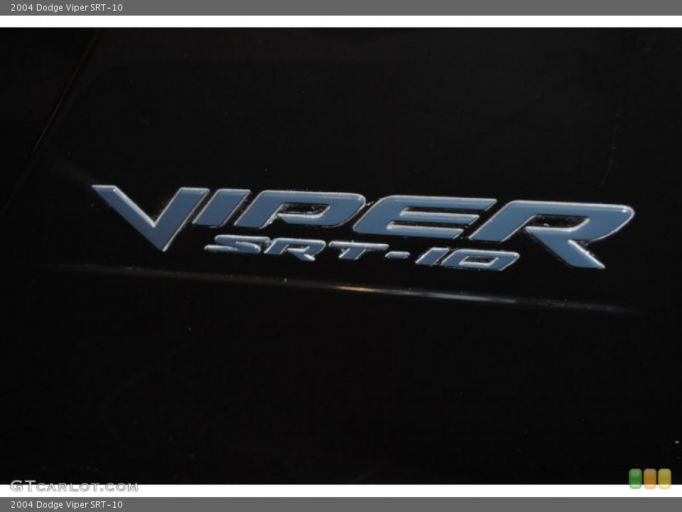 2004 Dodge Viper Badges and Logos