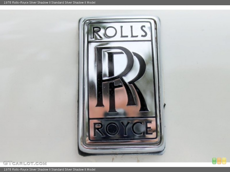 1978 Rolls-Royce Silver Shadow II Custom Badge and Logo Photo #76578626
