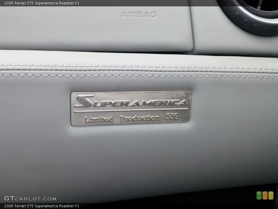 2005 Ferrari 575 Superamerica Badges and Logos