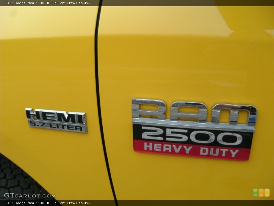 2012 Dodge Ram 2500 HD Badges and Logos
