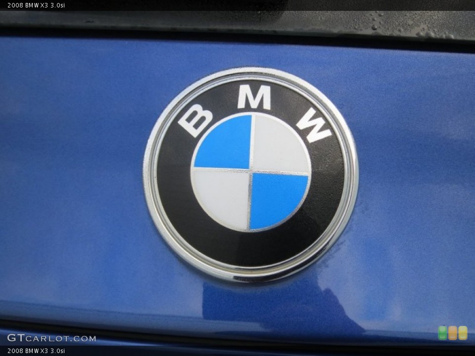 2008 BMW X3 Badges and Logos