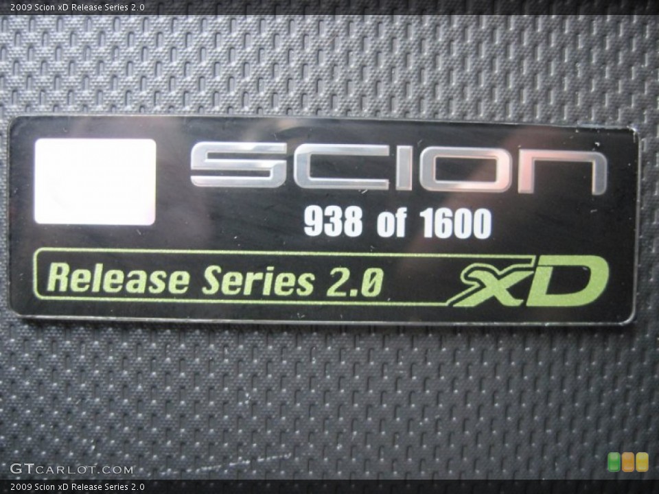 2009 Scion xD Badges and Logos