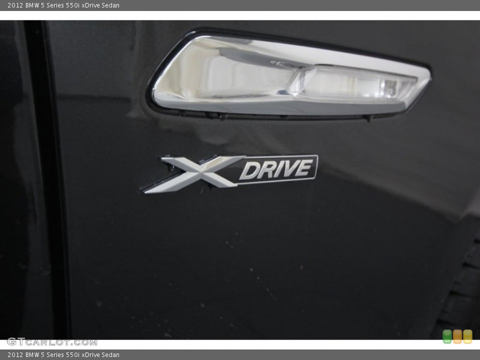 2012 BMW 5 Series Badges and Logos