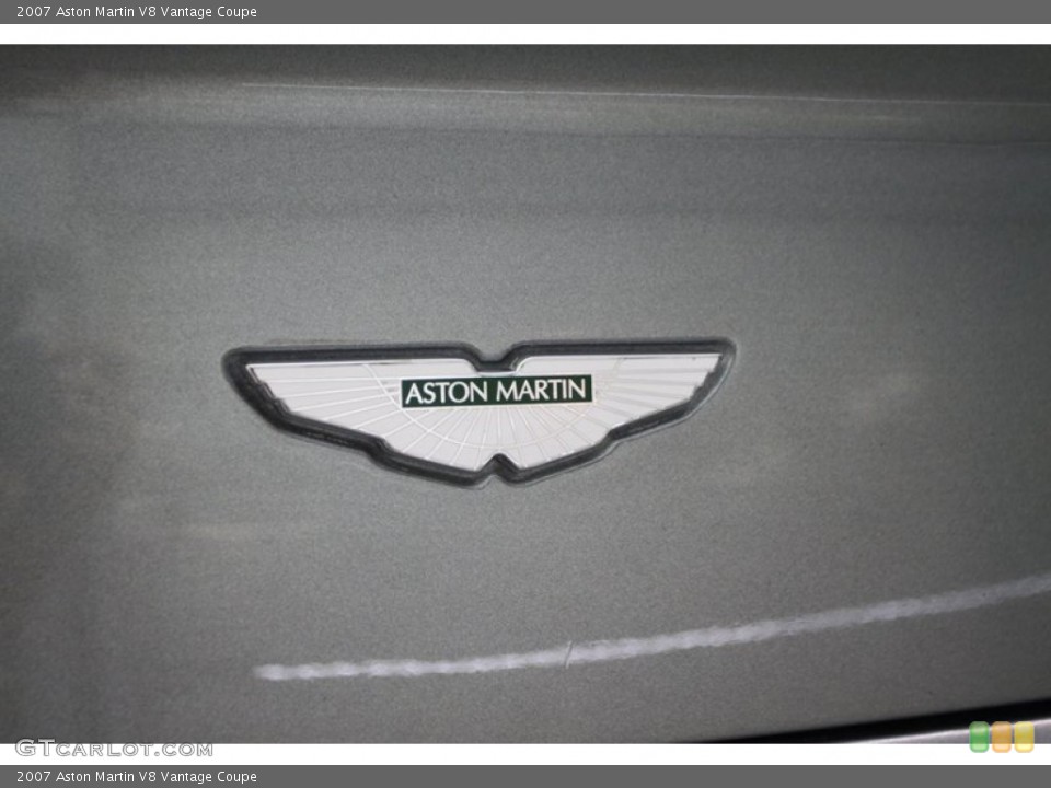 2007 Aston Martin V8 Vantage Badges and Logos