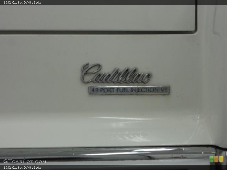 1992 Cadillac DeVille Badges and Logos
