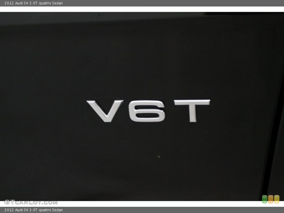 2012 Audi S4 Badges and Logos