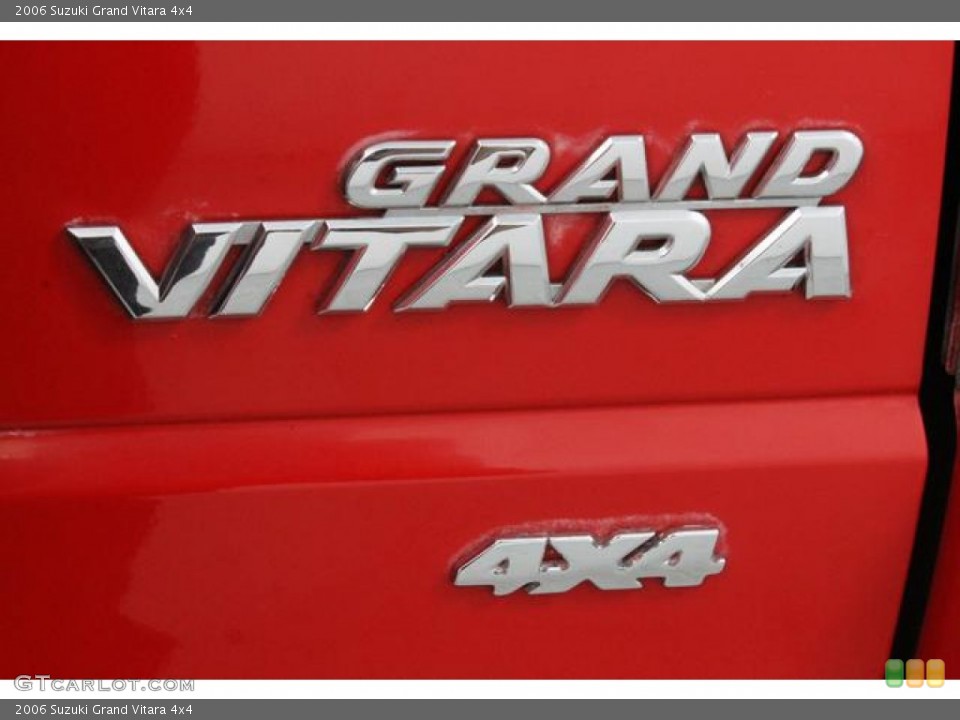 2006 Suzuki Grand Vitara Badges and Logos