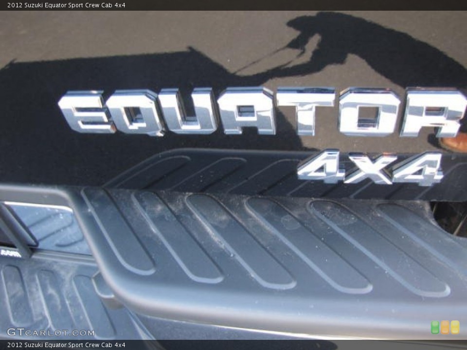 2012 Suzuki Equator Badges and Logos