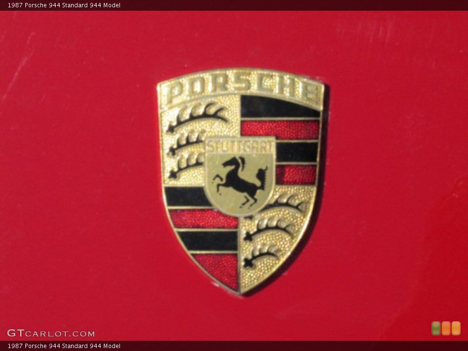 1987 Porsche 944 Badges and Logos