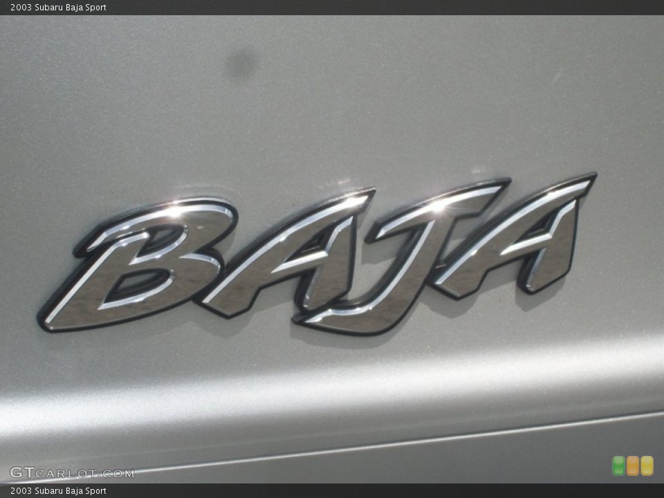 2003 Subaru Baja Badges and Logos