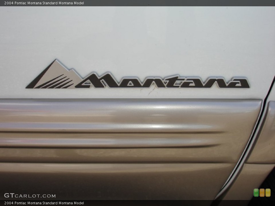 2004 Pontiac Montana Badges and Logos