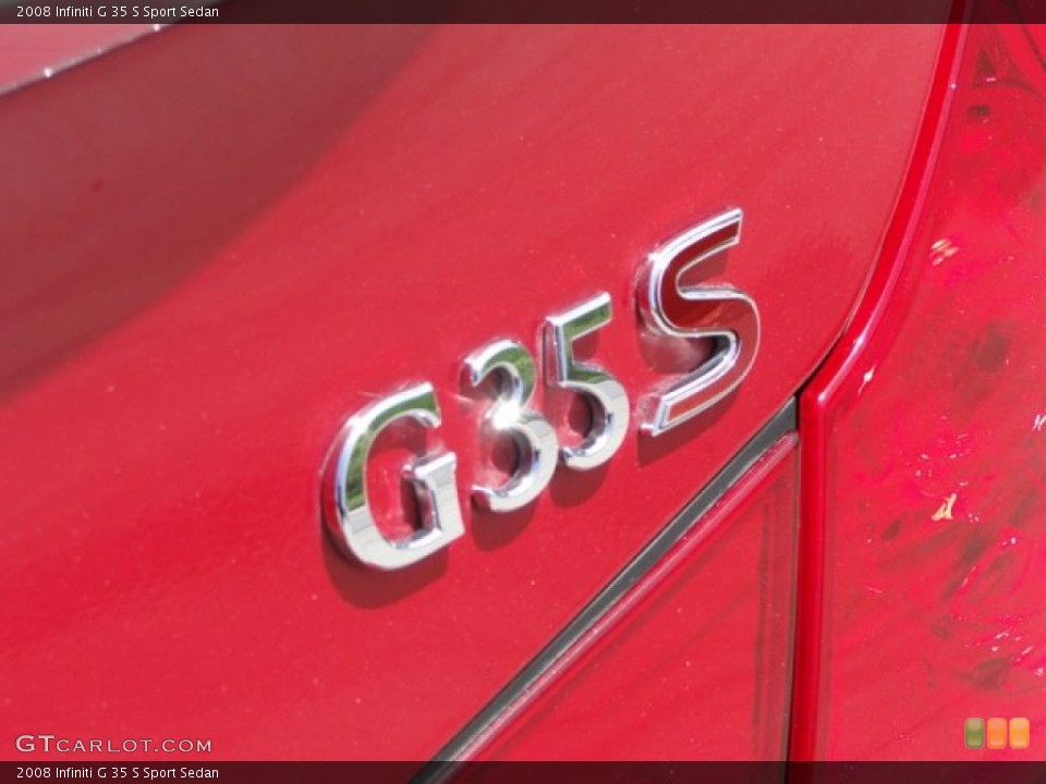 2008 Infiniti G Badges and Logos