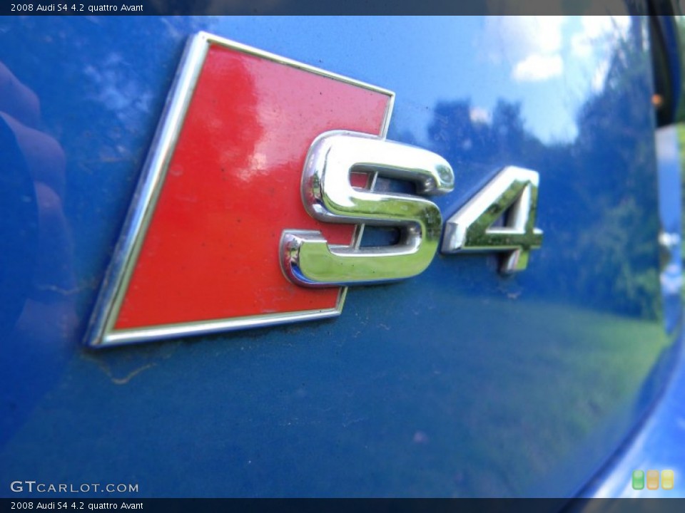 2008 Audi S4 Badges and Logos