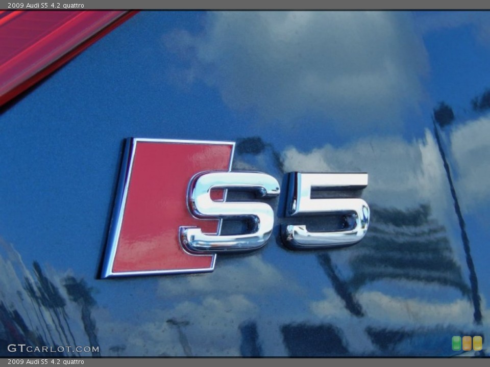 2009 Audi S5 Badges and Logos