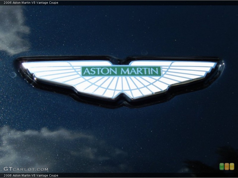2006 Aston Martin V8 Vantage Badges and Logos