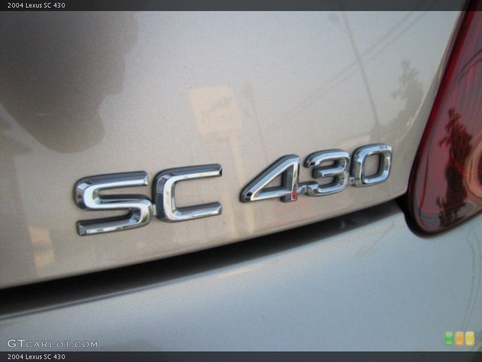 2004 Lexus SC Badges and Logos