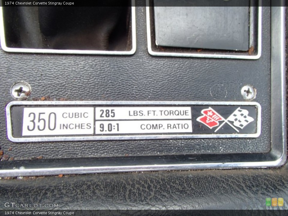 1974 Chevrolet Corvette Custom Badge and Logo Photo #85497122