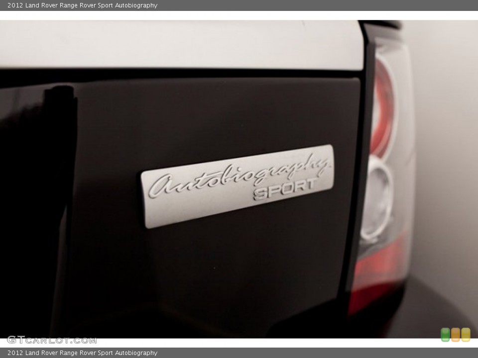 2012 Land Rover Range Rover Sport Badges and Logos