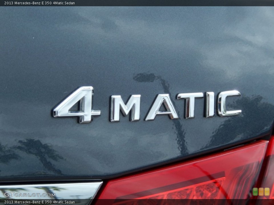 2013 Mercedes-Benz E Badges and Logos