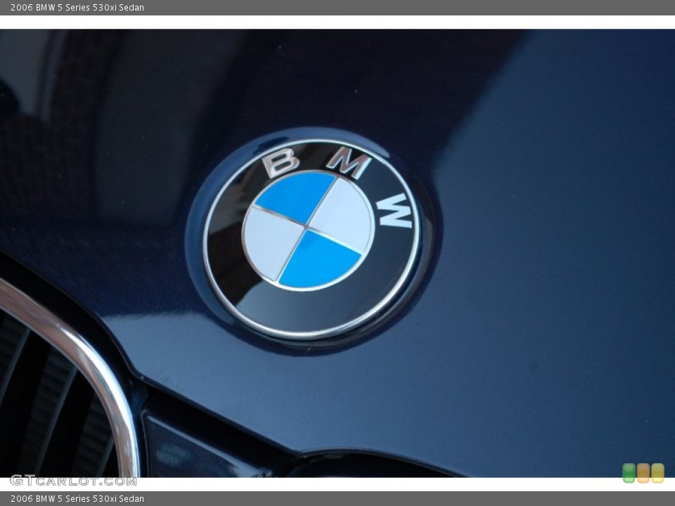 2006 BMW 5 Series Badges and Logos