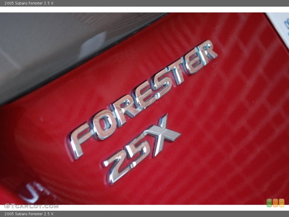 2005 Subaru Forester Badges and Logos