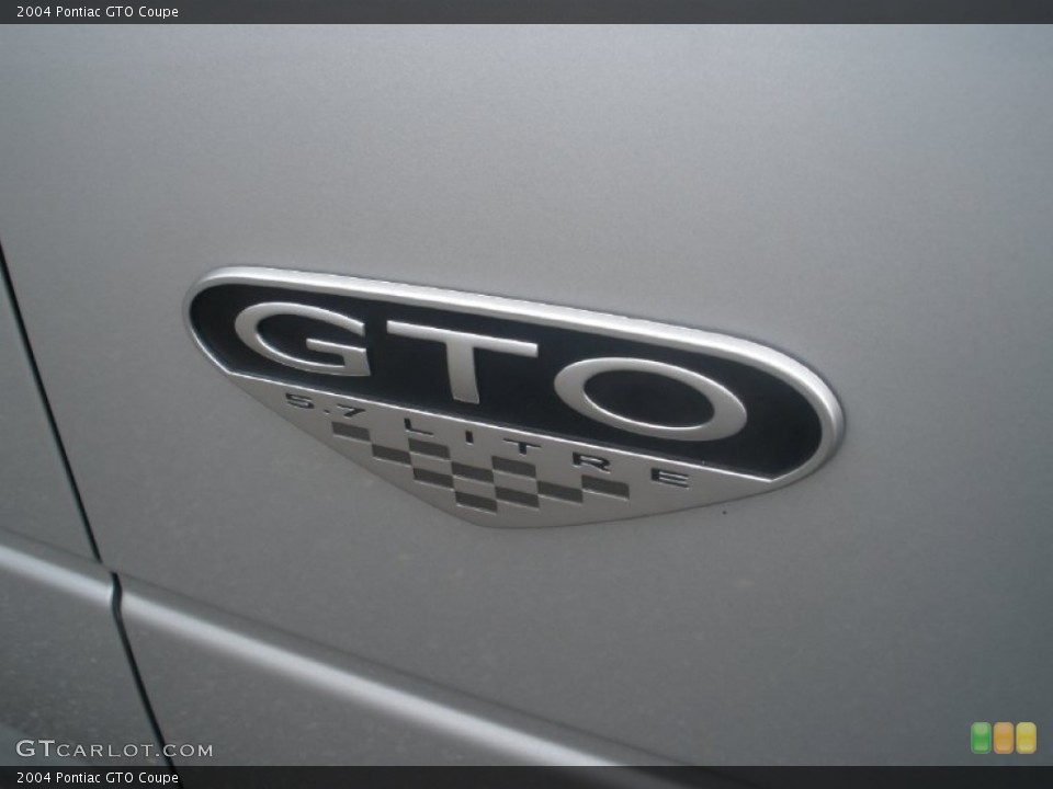2004 Pontiac GTO Badges and Logos