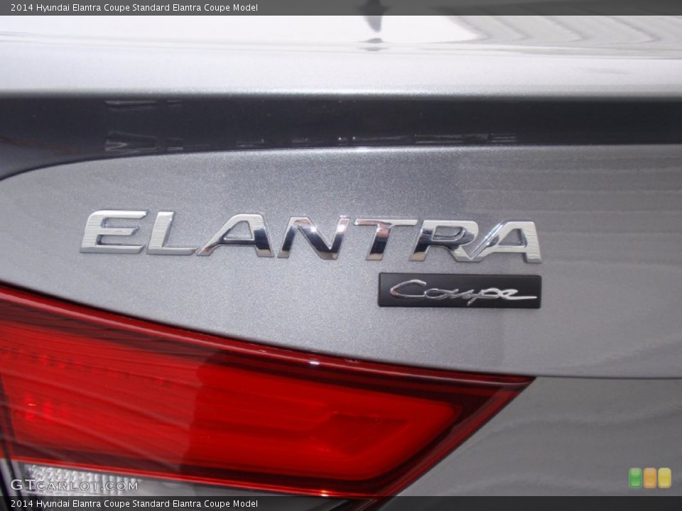 2014 Hyundai Elantra Coupe Badges and Logos
