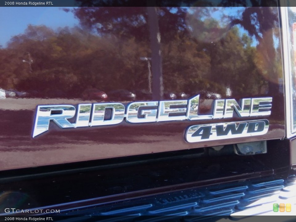 2008 Honda Ridgeline Badges and Logos