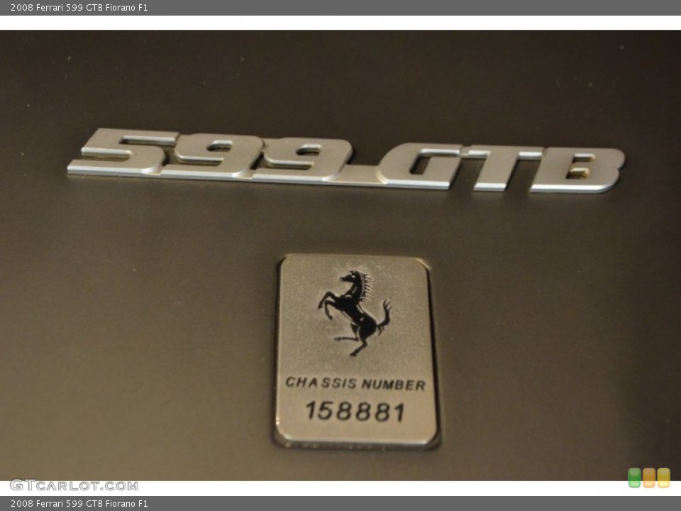 2008 Ferrari 599 GTB Fiorano Custom Badge and Logo Photo #92136701