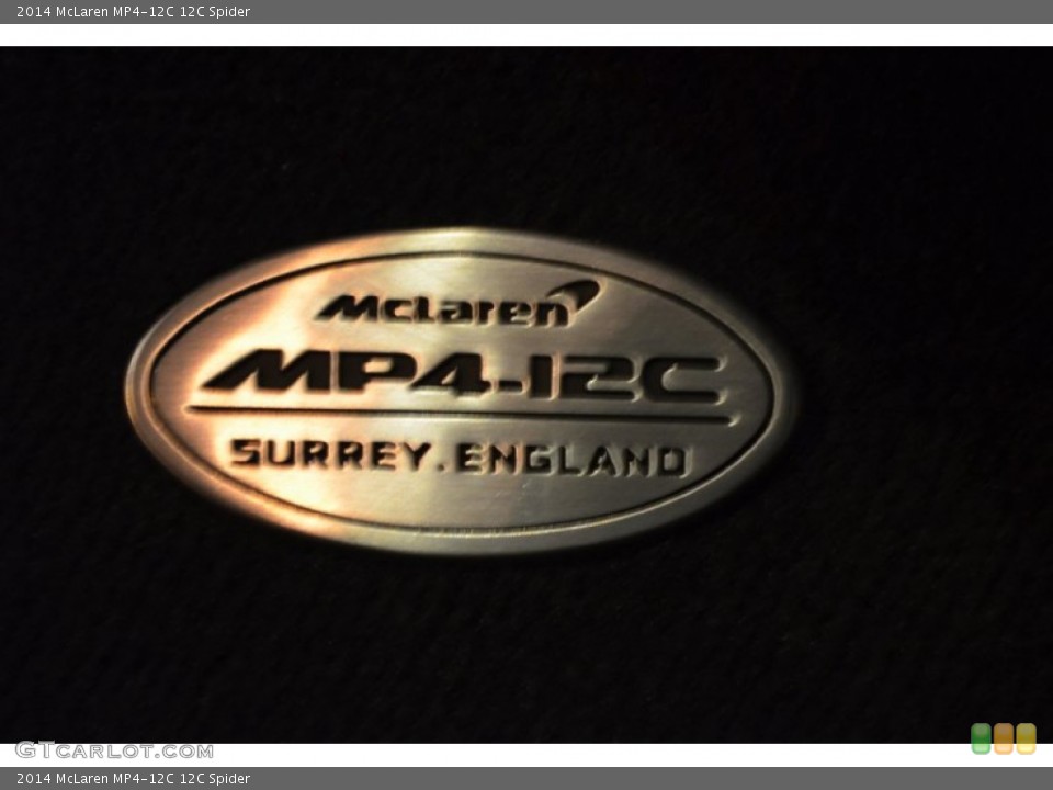 2014 McLaren MP4-12C Badges and Logos