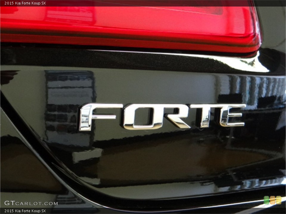 2015 Kia Forte Koup Badges and Logos