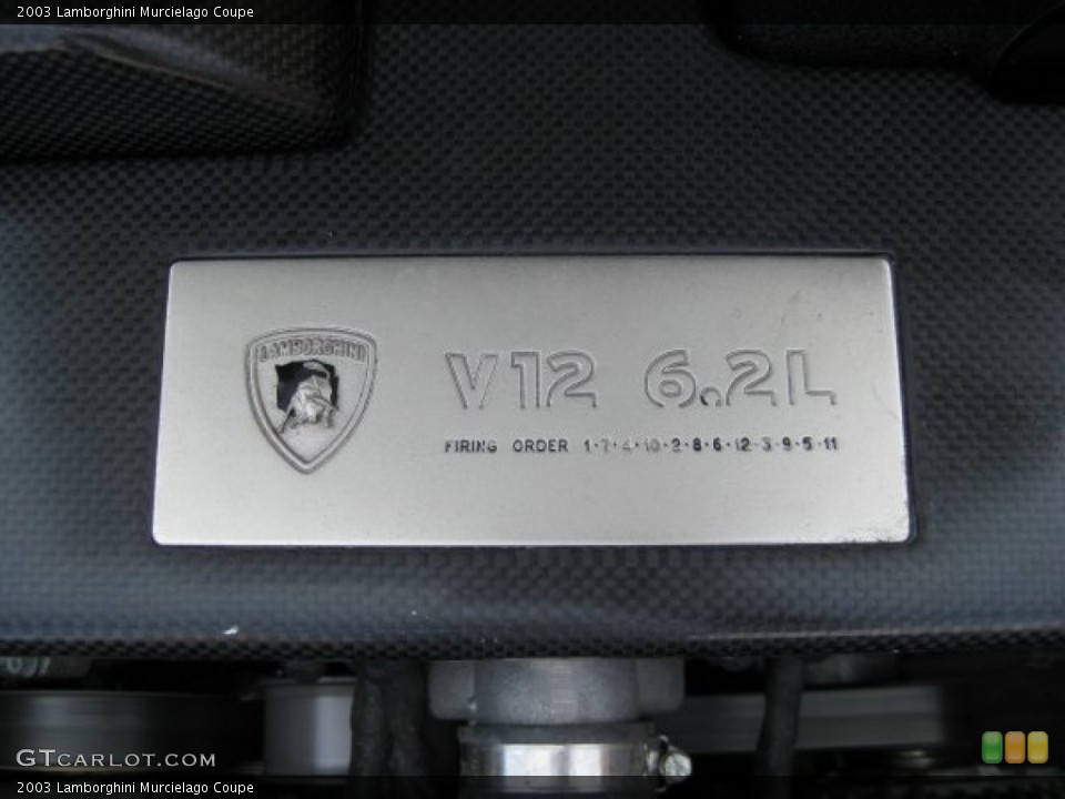 2003 Lamborghini Murcielago Badges and Logos