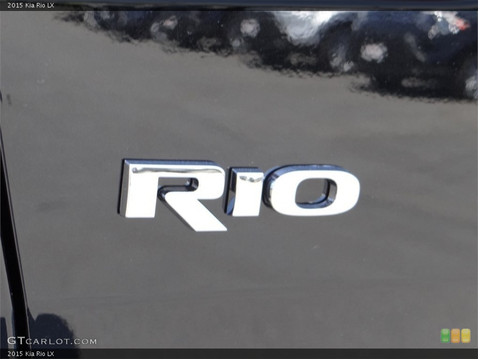 2015 Kia Rio Badges and Logos