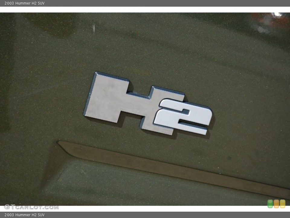 2003 Hummer H2 Badges and Logos