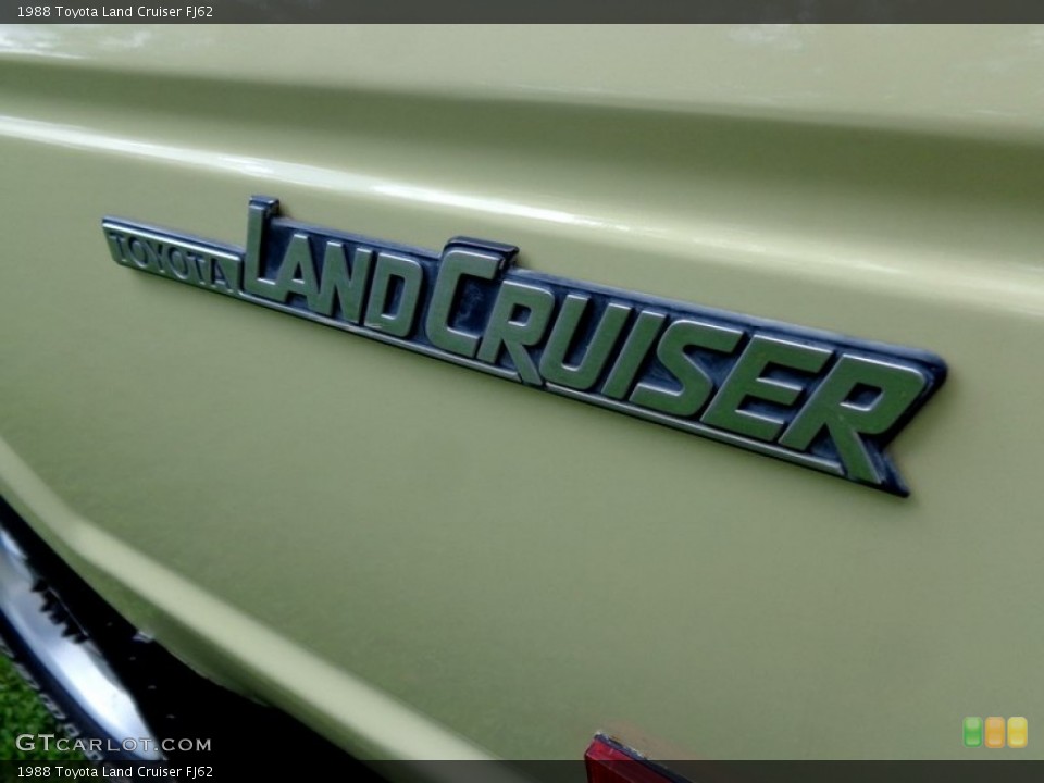 1988 Toyota Land Cruiser Badges and Logos